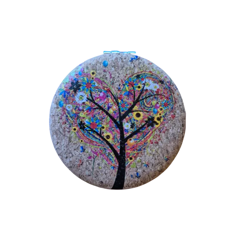 Kurken spiegeltje hartjesboom